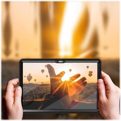 SaharaCase Protection Hand Strap Case for Galaxy Tab S10 Lite (2025), S10 FE, Tab S8, Tab S9, and Tab S9 FE, Black (TB00327)