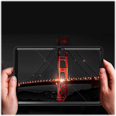 SaharaCase Protection Hand Strap Case for Samsung Galaxy Tab S10+, Tab S9+, Tab S9 FE+, and Tab S8+, Black (TB00333)