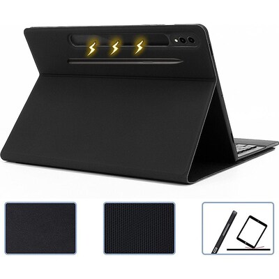 SaharaCase Keyboard Case with TrackPad for Samsung Galaxy Tab S10+, Tab S9+, and Tab S9 FE+, Black (TB00335)