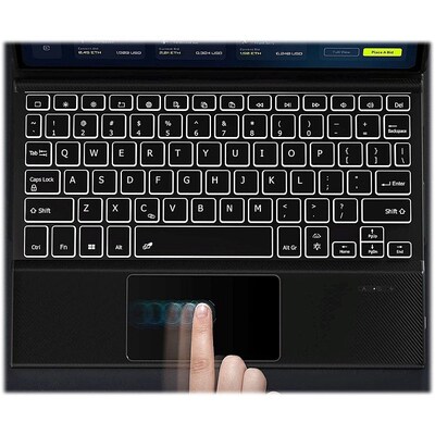 SaharaCase Keyboard Case with TrackPad for Samsung Galaxy Tab S10+, Tab S9+, and Tab S9 FE+, Black (TB00335)