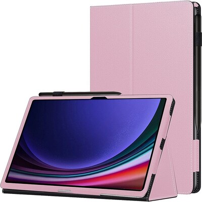 SaharaCase Bi-Fold Folio Case for Samsung Galaxy Tab S10 Ultra and Tab S9 Ultra, Pink (TB00338)