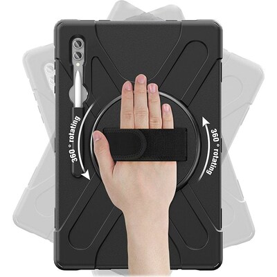 SaharaCase DEFENSE-X Series Case for Samsung Galaxy Tab S10 Ultra, Tab S9 Ultra, and Tab S8 Ultra, Black (TB00340)