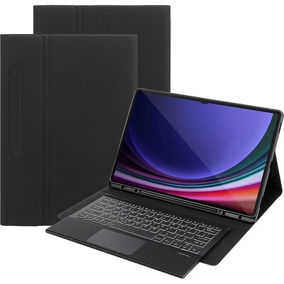 SaharaCase Keyboard Case with TrackPad for Samsung Galaxy Tab S10 Ultra and Tab S9 Ultra, Black (TB00341)