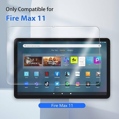 SaharaCase ZeroDamage Anti-Glare Scratch-Resistant Tempered Glass Screen Protector for Amazon Fire Max 11 (ZD-T00050)