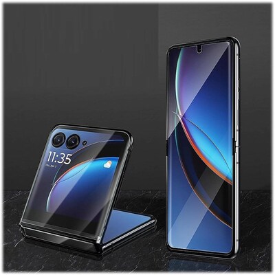 SaharaCase Full Body Flexon Film Screen Protector for Motorola Razr+ 2023, 2 Pack, Clear (ZD00118)