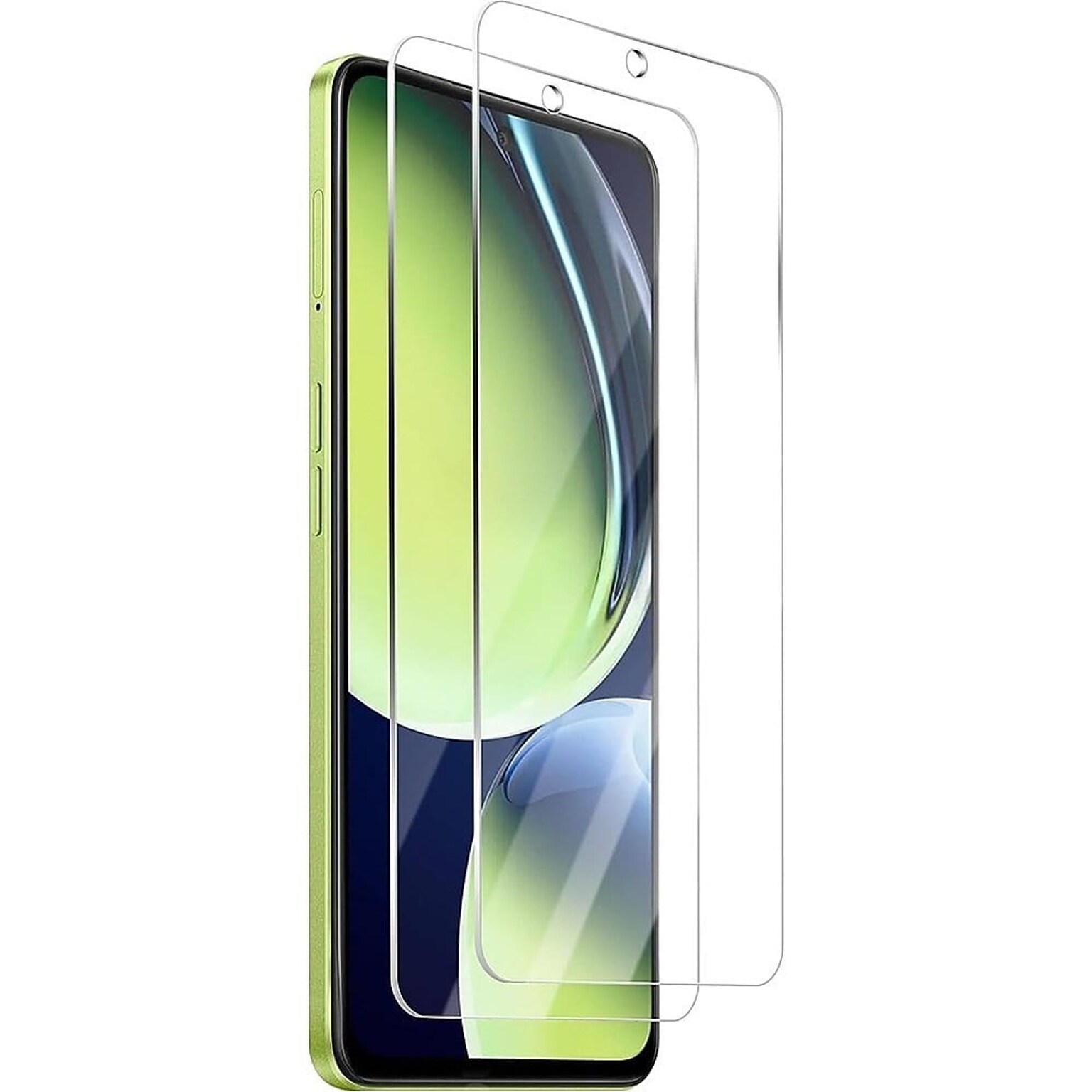 SaharaCase ZeroDamage Ultra Strong+ Tempered Glass Screen Protector for OnePlus Nord N30 5G, 2 Pack, Clear (ZD00119)