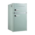 Frigidaire EFR840-MINT 3.2-Cu Ft. 2-Door Retro Compact Bar Fridge with Freezer & Side Bottle Opener,