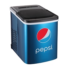 Pepsi 120-Watt Portable Compact Ice Maker with Built-in Bottle Opener, Blue (ICE147PEP)