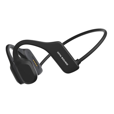 OPN Sound Mercato Bluetooth Open-Ear Neckband Headphones with Microphone, Black (DA3000BL)