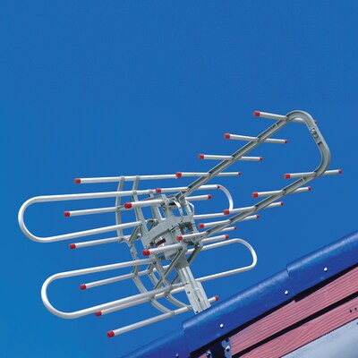 QFX HD/DTV/UHF/VHF/FM 360° Rotating Outdoor Antenna (ANT 106)