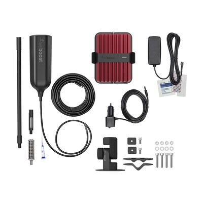 weBoost Drive Reach Overland 5G-Compatible Vehicle Signal Booster Kit, Red (472061)