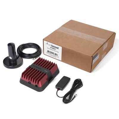 weBoost Drive Reach Flex Fleet 5G-Compatible In-Vehicle Signal Booster, Red (478061)