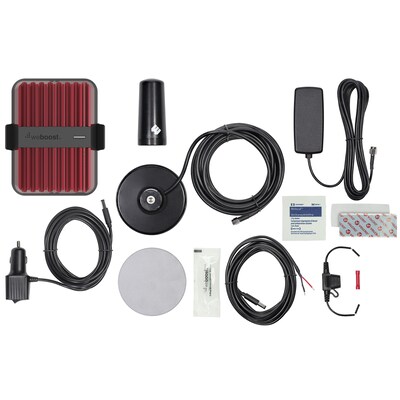 weBoost Drive Reach Flex Fleet 5G-Compatible In-Vehicle Signal Booster, Red (478061)