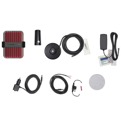 weBoost Drive Reach Flex Fleet 5G-Compatible In-Vehicle Signal Booster, Red (478061)