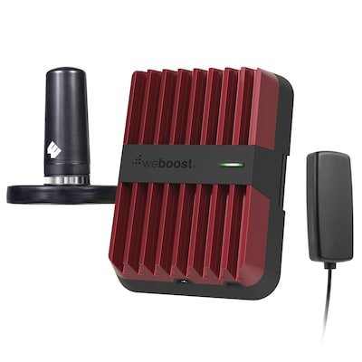 weBoost Drive Reach Flex Fleet 5G-Compatible In-Vehicle Signal Booster, Red (478061)