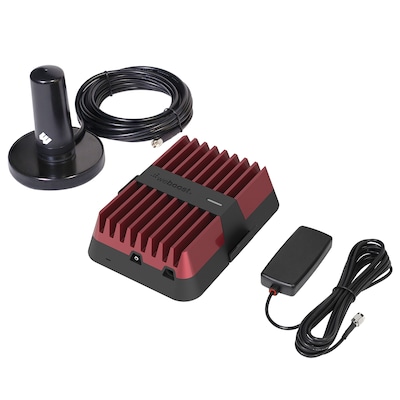 weBoost Drive Reach Flex Fleet 5G-Compatible In-Vehicle Signal Booster, Red (478061)