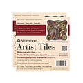 Strathmore Artist Tiles Watercolor Pad, 6 x 6, 10 Sheets/Pad, 2 Pads/Pack (PK2-105-973-1)