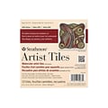 Strathmore Artist Tiles Watercolor Pad, 6 x 6, 10 Sheets/Pad, 2 Pads/Pack (PK2-105-973-1)