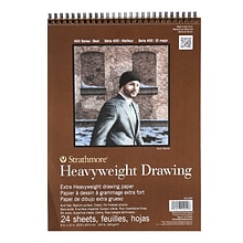 Strathmore 400 Series Heavyweight Drawing Paper, 9 in. x 12 in. Pad of 24 Sheets, 2/Pack (PK2-400-20