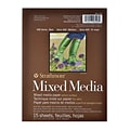 Strathmore 400 Series Mixed Media Pads, 6 in. x 8 in., 15 Sheets, 4/Pack (PK4-462-106)