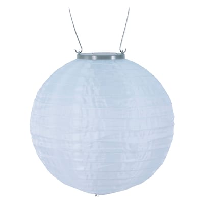 Allsop Home Garden 10-In. Glow Nylon Solar Lantern (31577)