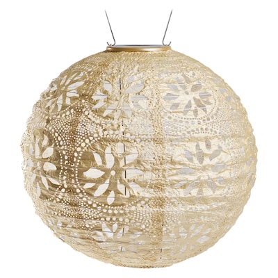 Allsop Home Garden Soji Stella Boho Globe 12-In. Tyvek Solar Lantern (31598)