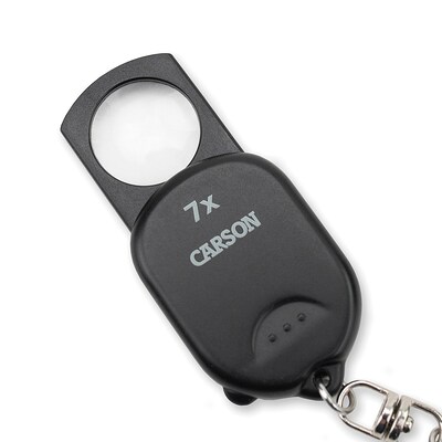 Carson Pop-up Retractable 7x Aspheric Keychain Magnifier (GN-70)