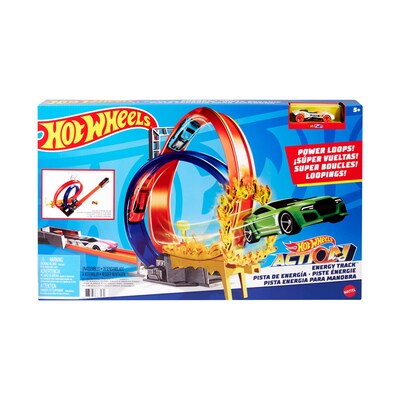 Mattel Hot Wheels Energy Track Set, 4/Pack (GND92)