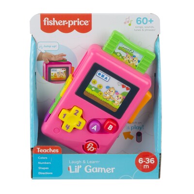 Fisher-Price Laugh & Learn Lil Gamer, Pink, 4/Pack