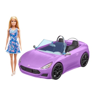 Barbie Doll and Vehicle, Blonde, 2/Pack (HBY29-BULK)