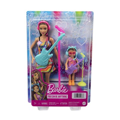 Barbie Sisters Pop Star-Themed Playset, 4/Pack (HGM61-BULK)