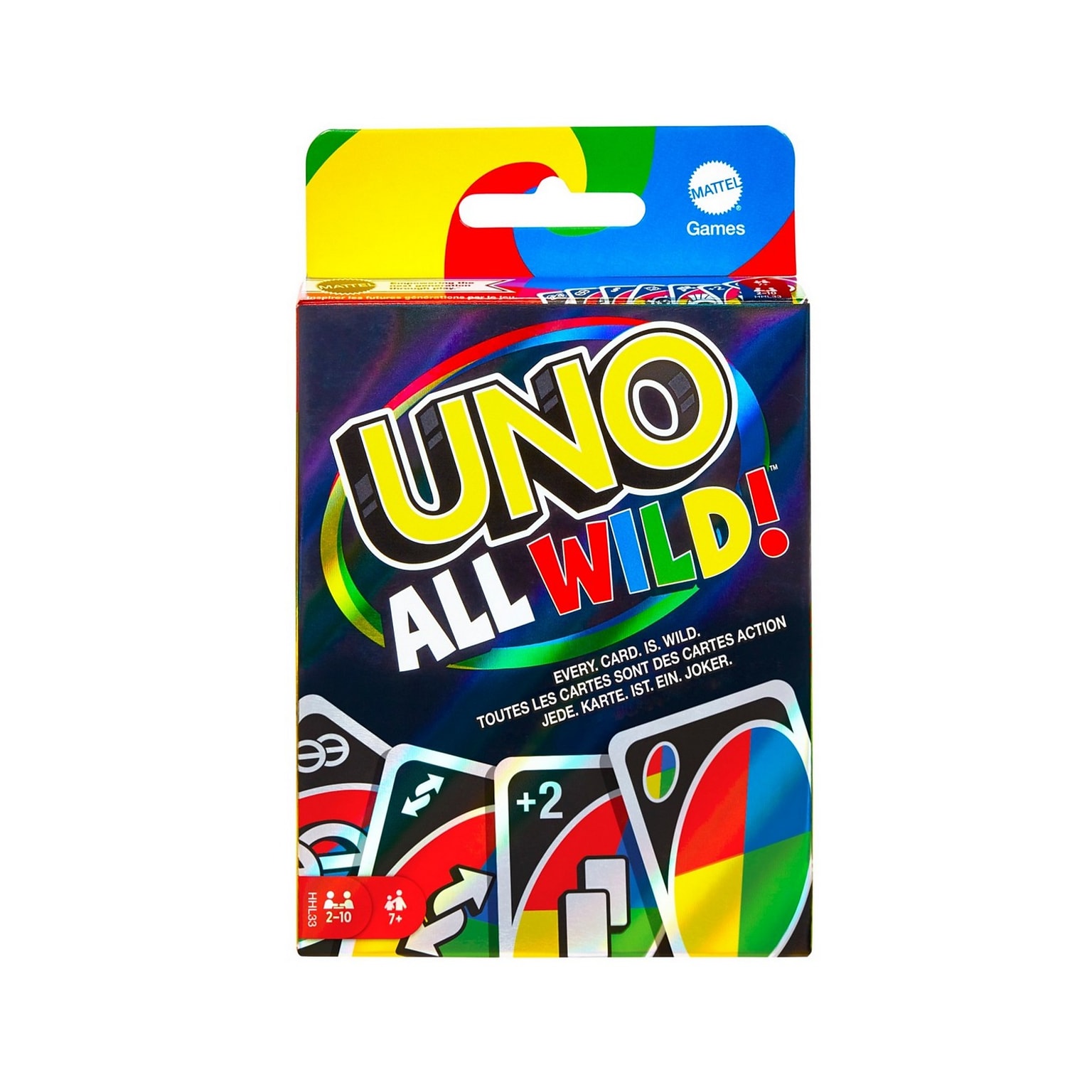 Mattel UNO All Wild Card Game, 12/Pack