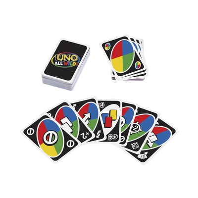 Mattel UNO All Wild Card Game, 12/Pack
