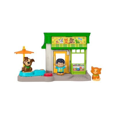 Fisher-Price Little People Treat Time Pet Shop Playset, 2/Pack (HHW12-BULK)