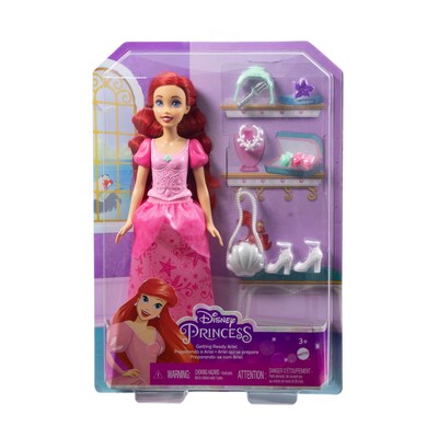 Disney Princess Getting Ready Ariel Doll, 5/Pack (HLX34-BULK)