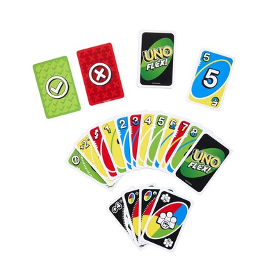 Mattel UNO Flex Card Game, 12/Pack