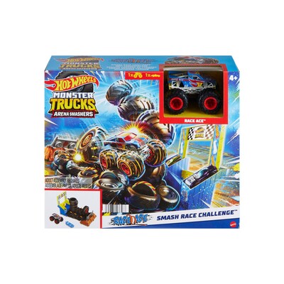 Mattel Hot Wheels Monster Trucks Arena Smashers, 3/Pack (HNB89)