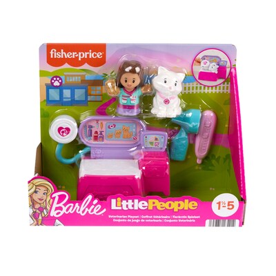 Barbie Veterinarian Playset by Little People, 2/Pack (HPP87-BULK)