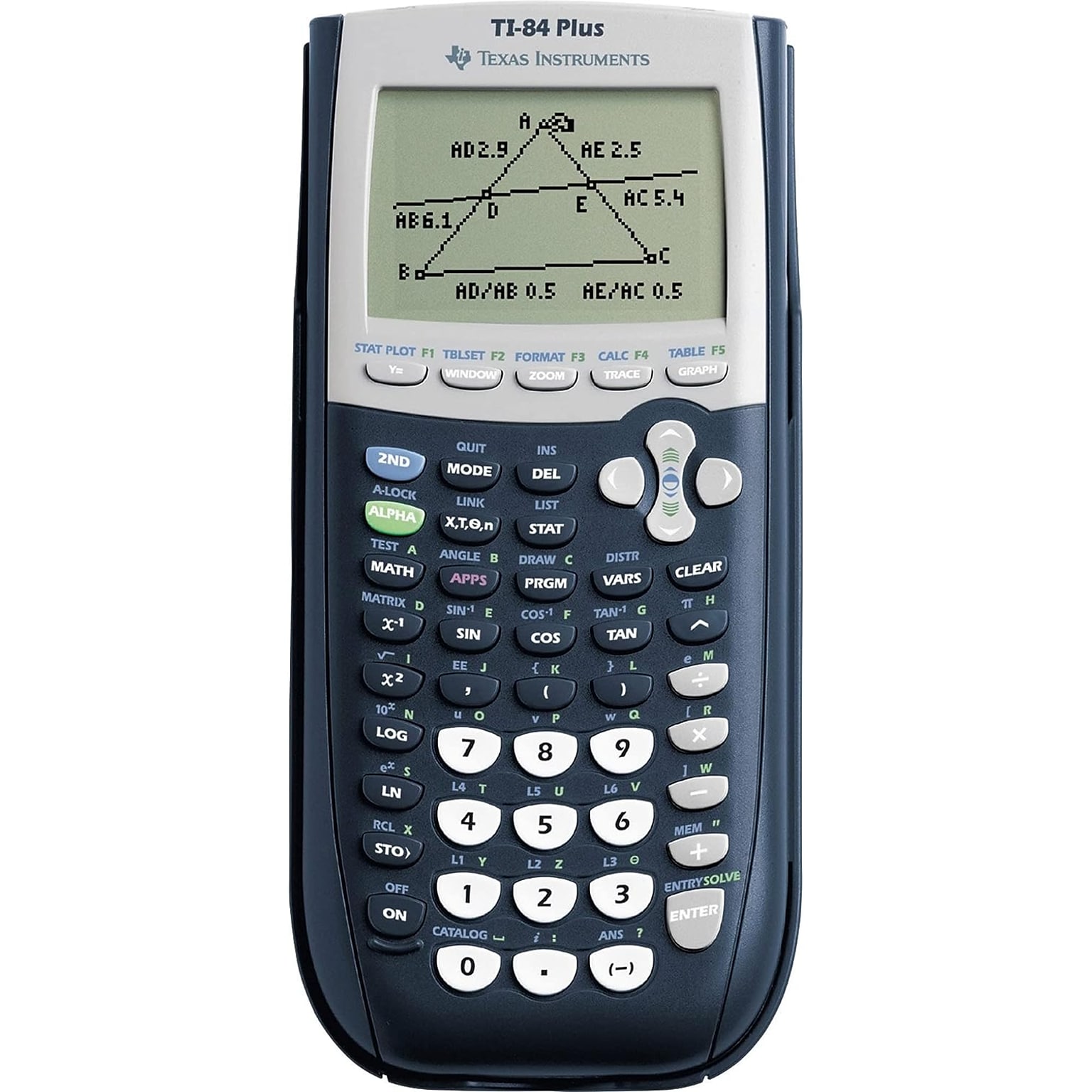 Texas Instruments TI-84 Plus Graphing Calculator, Black (84PL/FC/1L1/A1)