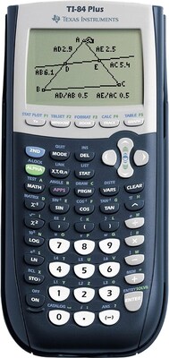 Texas Instruments TI-84 Plus Graphing Calculator, Black (84PL/FC/1L1/A1)