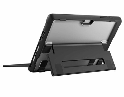 STM Goods Dux Carrying Case for Microsoft Surface Go, Black, Transparent (stm-222-194J-01)