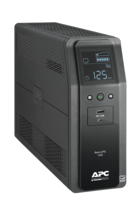 APC Back-UPS Pro BN 1350VA/810 Watts, 10-Outlets, 2 USB Ports, Black (BN1350M2)