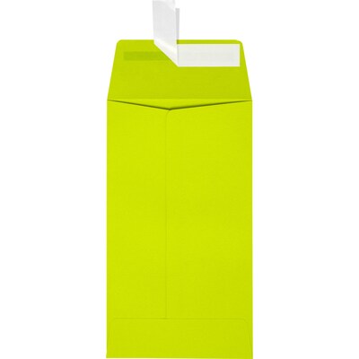 JAM Paper Self Seal #5 1/2 Coin Envelopes, 3 1/8 x 5 1/2, Green, 50/Pack (512CO-L22-50)