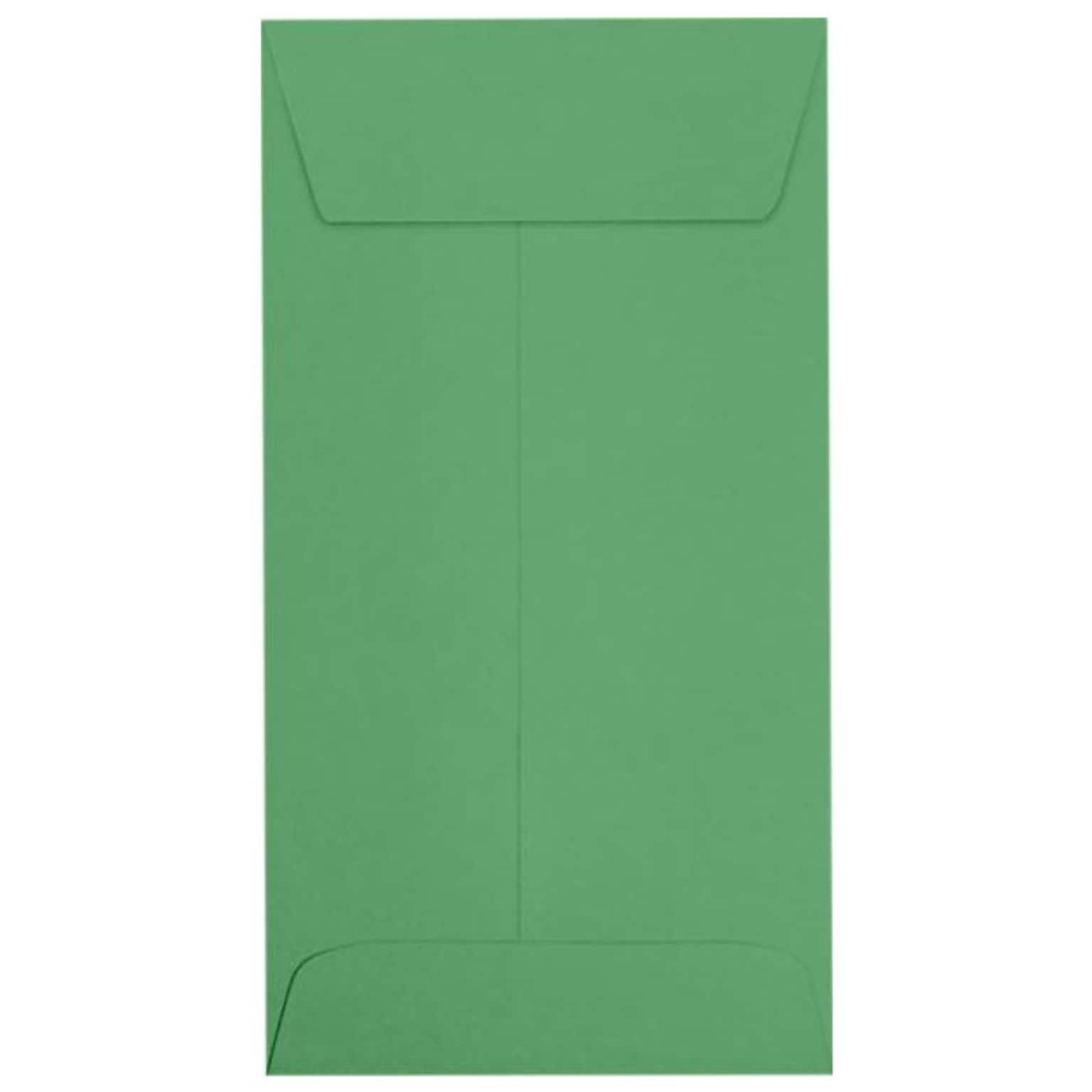 JAM Paper Self Seal #7 Coin Envelopes, 3 1/2 x 6 1/2, Green, 500/Pack (7CO-L17-500)