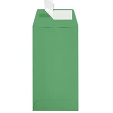 JAM Paper #7 Coin Envelopes, Peel & Press, Holiday Green, 3 1/2 x 6 1/2, 500 Pack (7CO-L17-500)