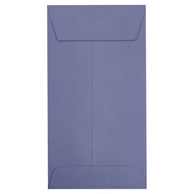 JAM Paper #7 Coin Envelopes, Peel & Press, Wisteria, 3 1/2 x 6 1/2, 50 Pack (7CO-106-50)