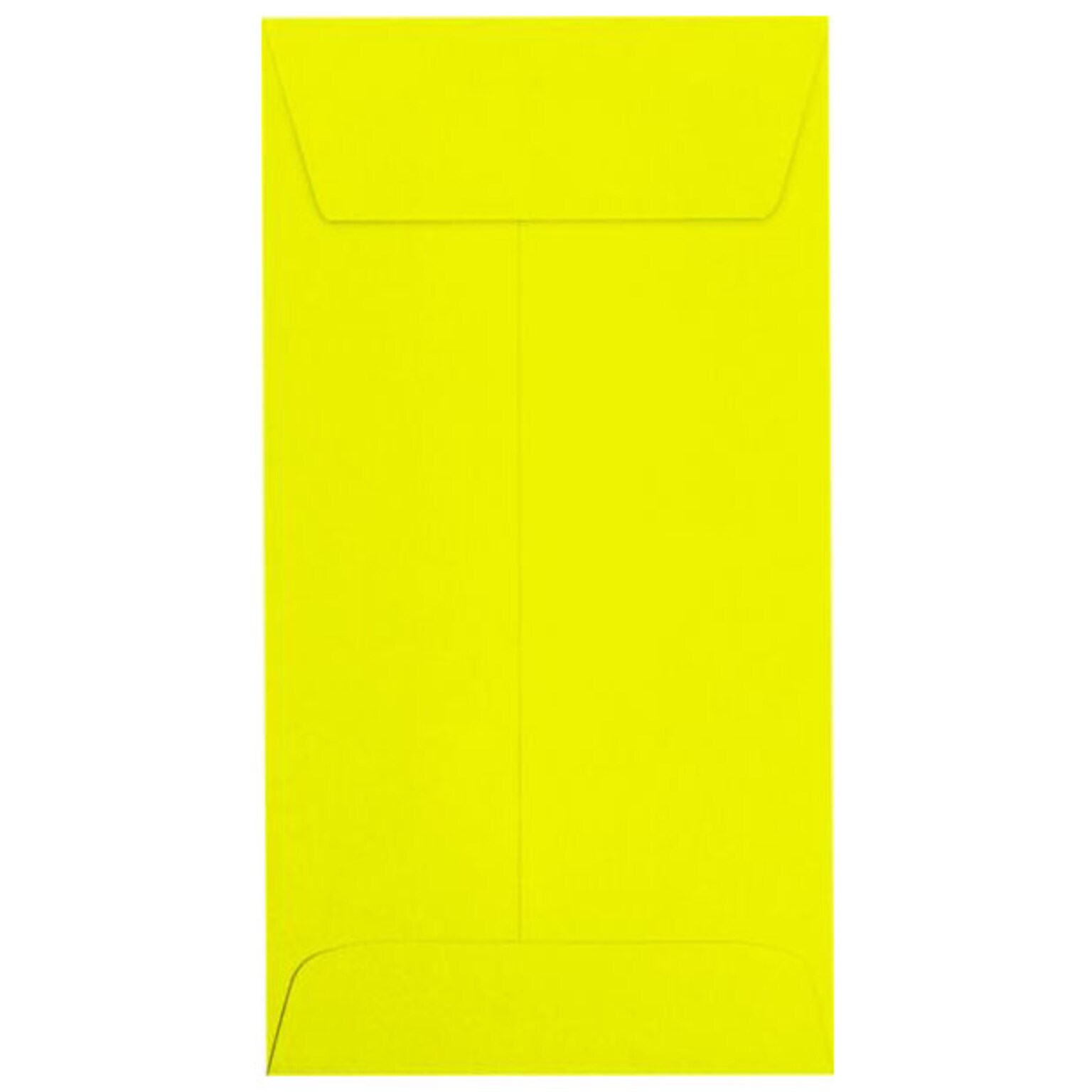 JAM Paper Self Seal #7 Coin Envelopes, 3 1/2 x 6 1/2, Yellow, 50/Pack (LUX-7CO-L20-50)