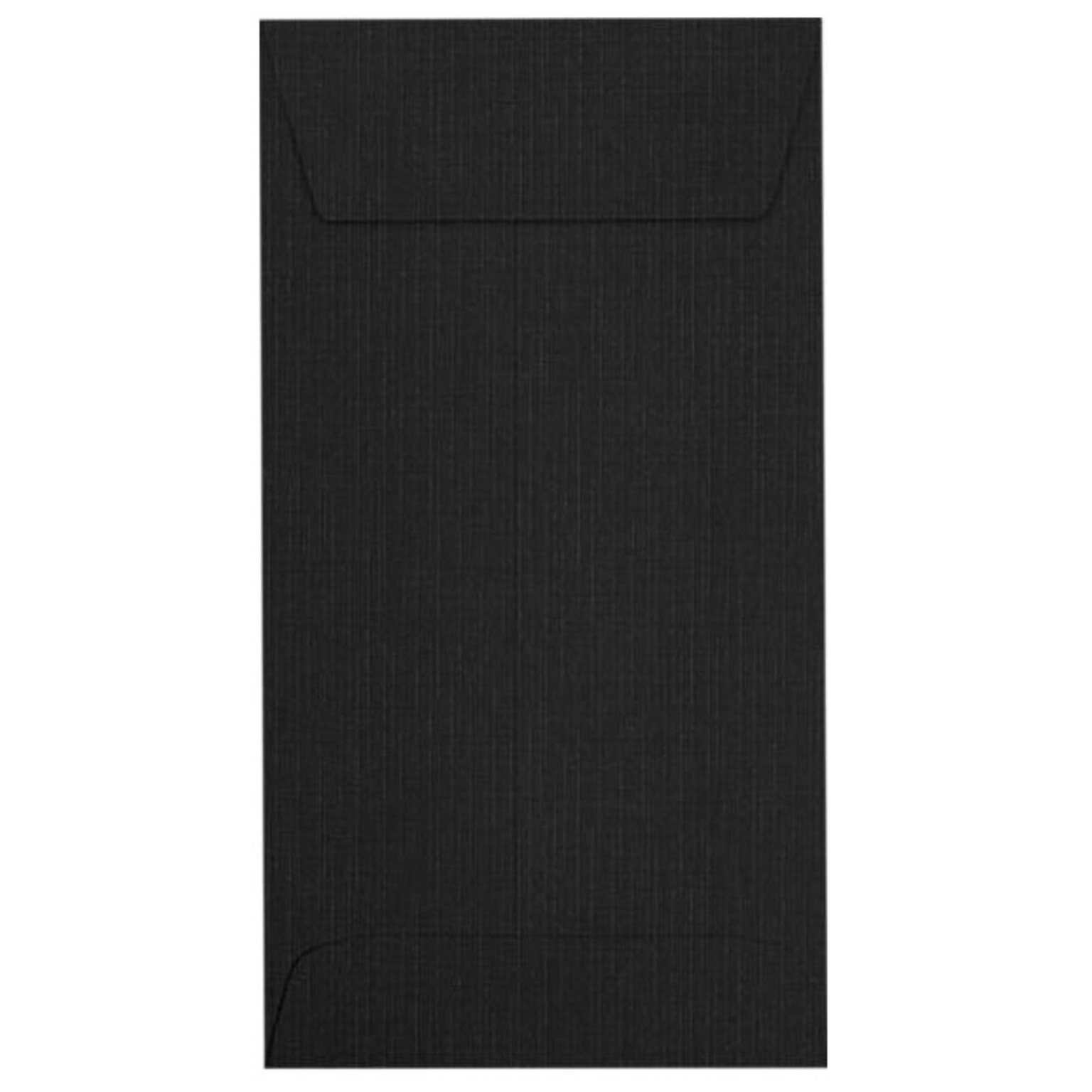 JAM Paper Self Seal #7 Coin Envelopes, 3 1/2 x 6 1/2, Black, 50/Pack (7CO-BLI-50)