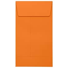 JAM Paper #5 1/2 Coin Envelopes ,Mandarin Orange, 250 Pack, 3 1/8 x 5 1/2, Orange (512CO-11-250)