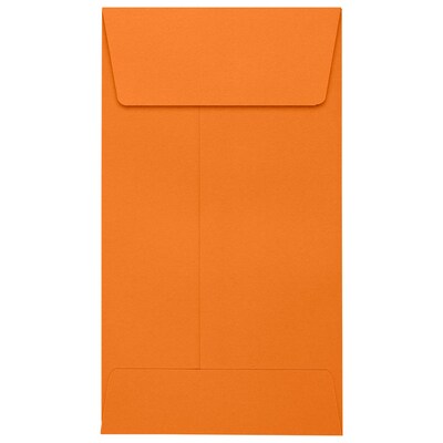 JAM Paper #5 1/2 Coin Envelopes ,Mandarin Orange, 500 Pack, 3 1/8 x 5 1/2, Orange (512CO-11-500)